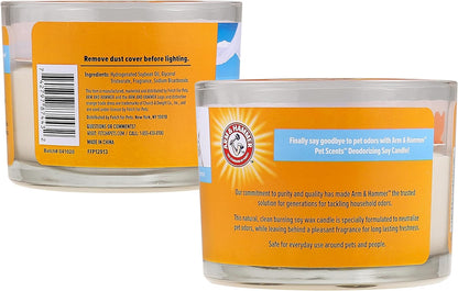 Pet Scents 3-Wick Deodorizing Soy Candle, Fresh Breeze